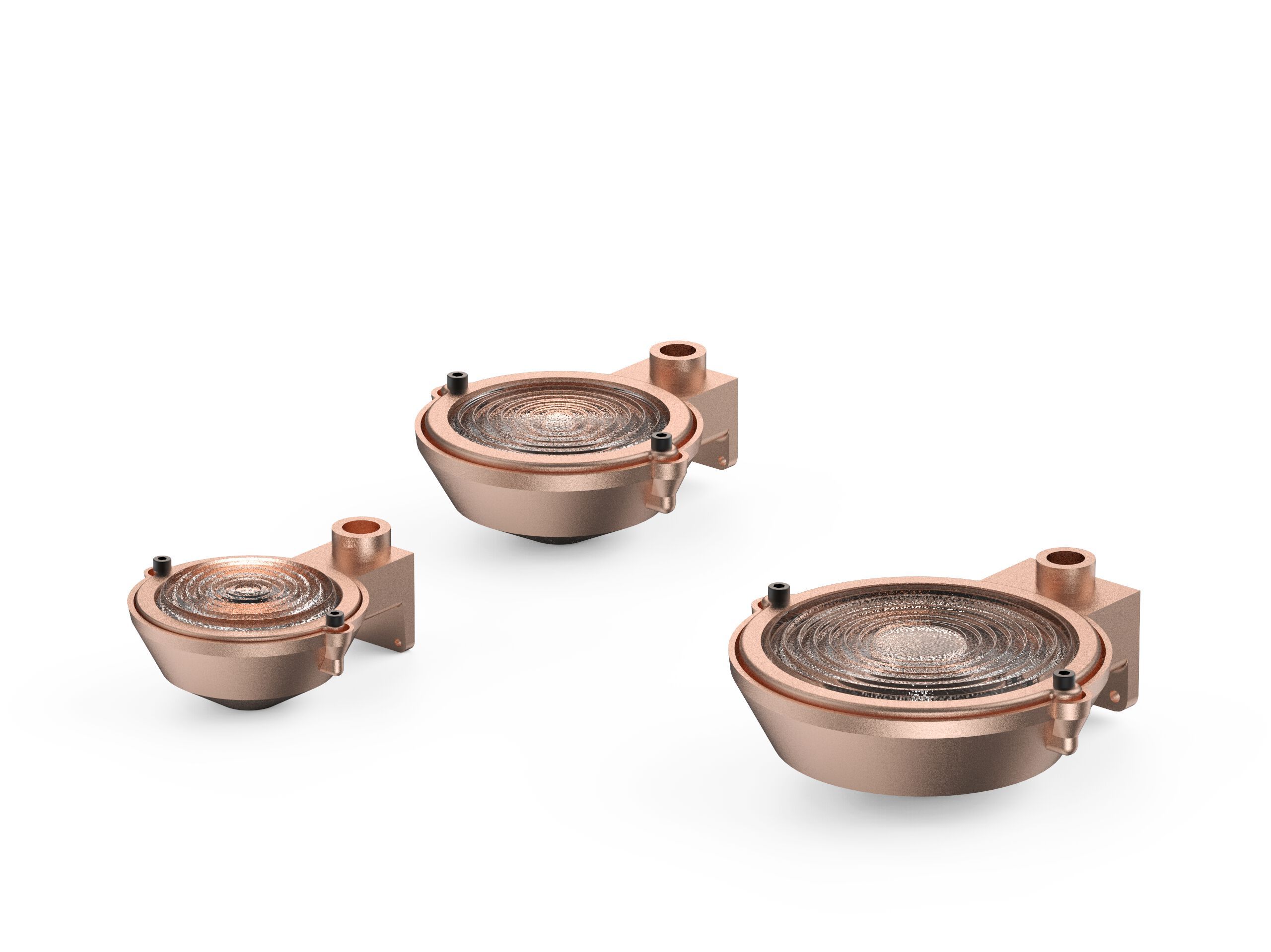 Медный алюминиевый настенный светильник Genuit медь ARCH-00043330 - Вид №9