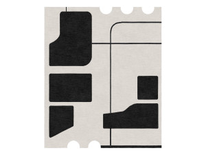 Прямоугольный ковер ручной работы из шерсти