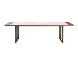 Прямоугольный каменный обеденный стол