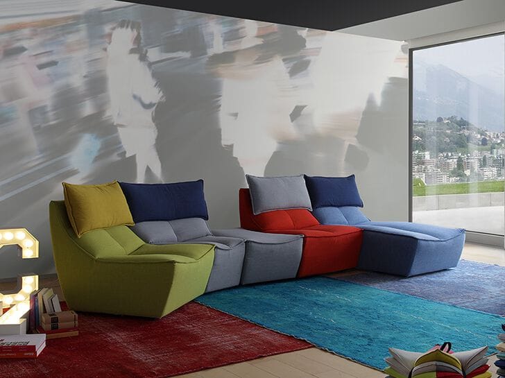 Ткань диван Calia Italia Modular ARCH-00151683