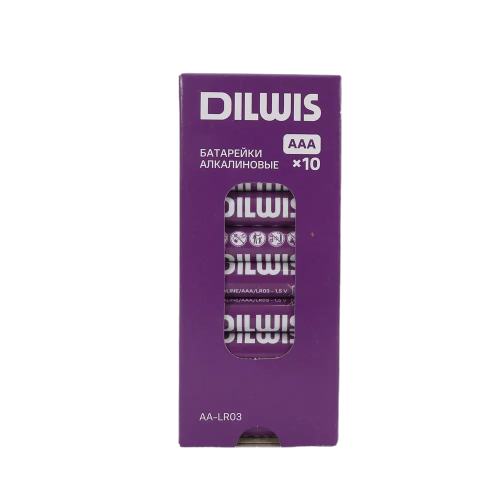 Батарейка алкалиновая DILWIS LR03 AAA 10 шт STLM-2009499