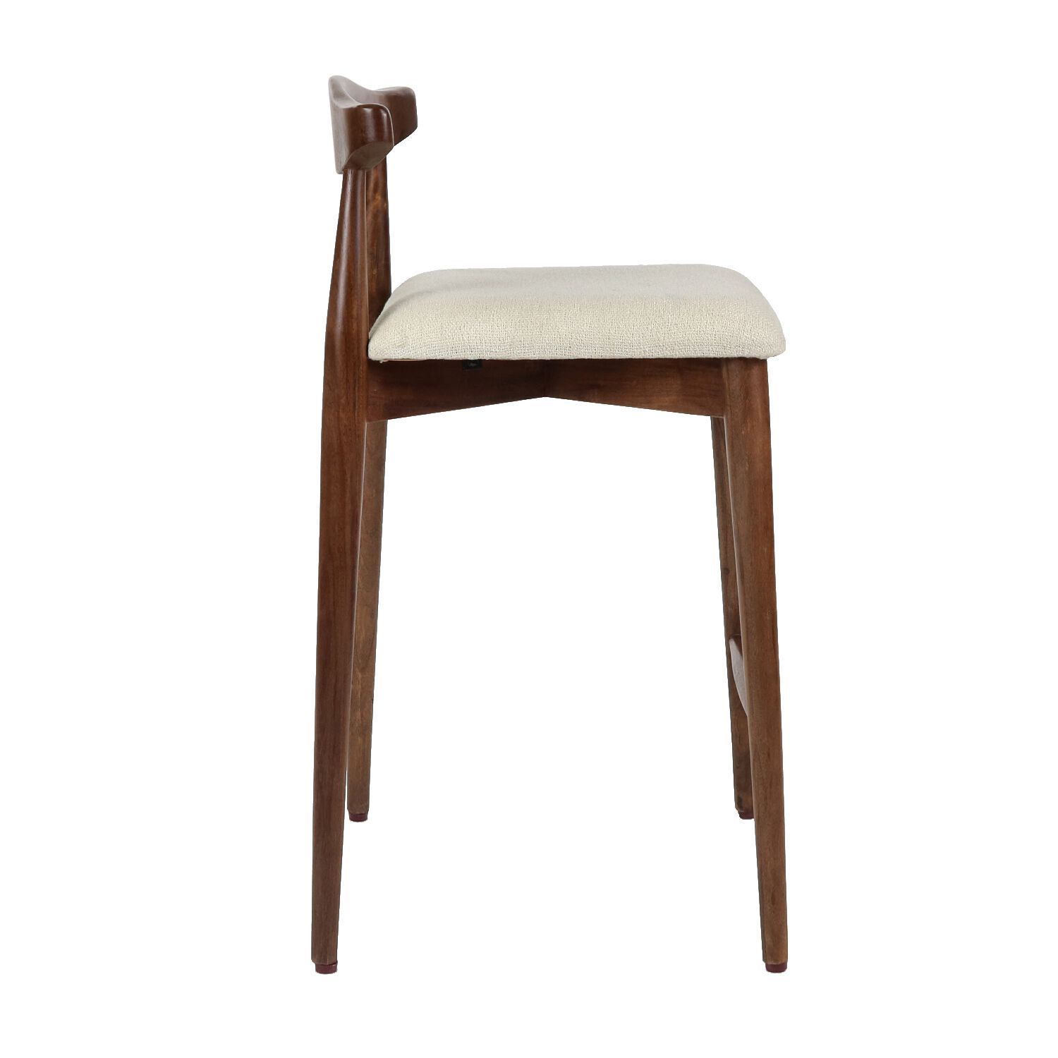 Высокий стул из акации с мягким сиденьем POMAX Madela ARCH-00090445 - Вид №19