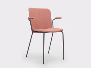 Штабелируемый стул из полипропилена с подлокотниками