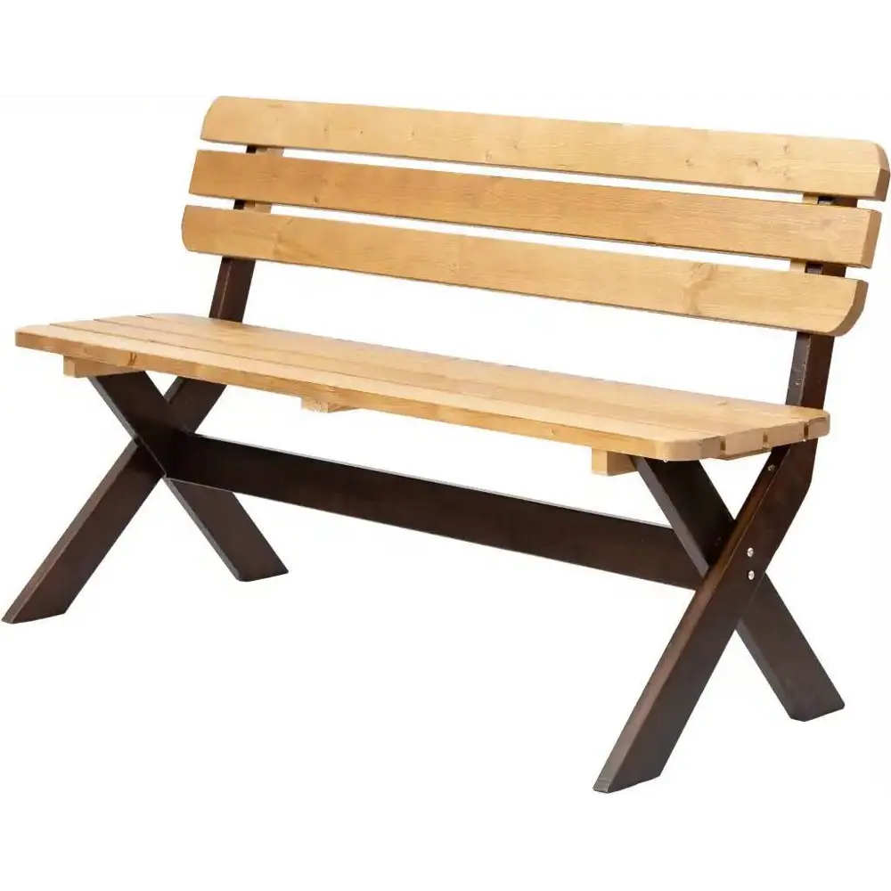 Уличная скамья Аттерия 148x61x89 см бежевая Santreyd 89354329 STLM-1333162