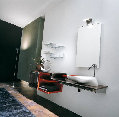 ZM 13 ZAMIA  Комплект мебели для ванной комнаты 210 см ARDECO Ardeco S. R. L 42432 - Вид №2