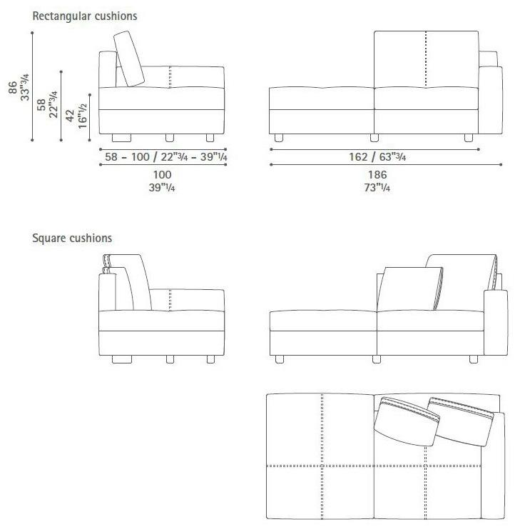Poltrona Frau Модульный диван La collezione - divani e poltrone sun-id-1459157 - Вид №15