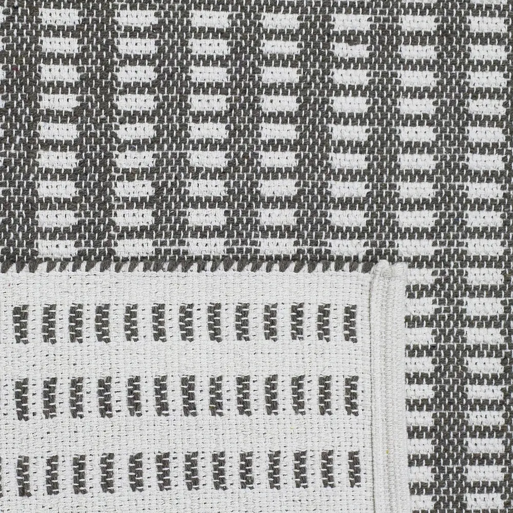 Коврик декоративный хлопок Брик IC-17584 см цвет 80x150 см цвет черный CTIM STLM-2120080 - Вид №3