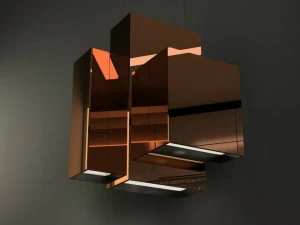 Quasar Подвесной металлический светодиодный светильник прямого света