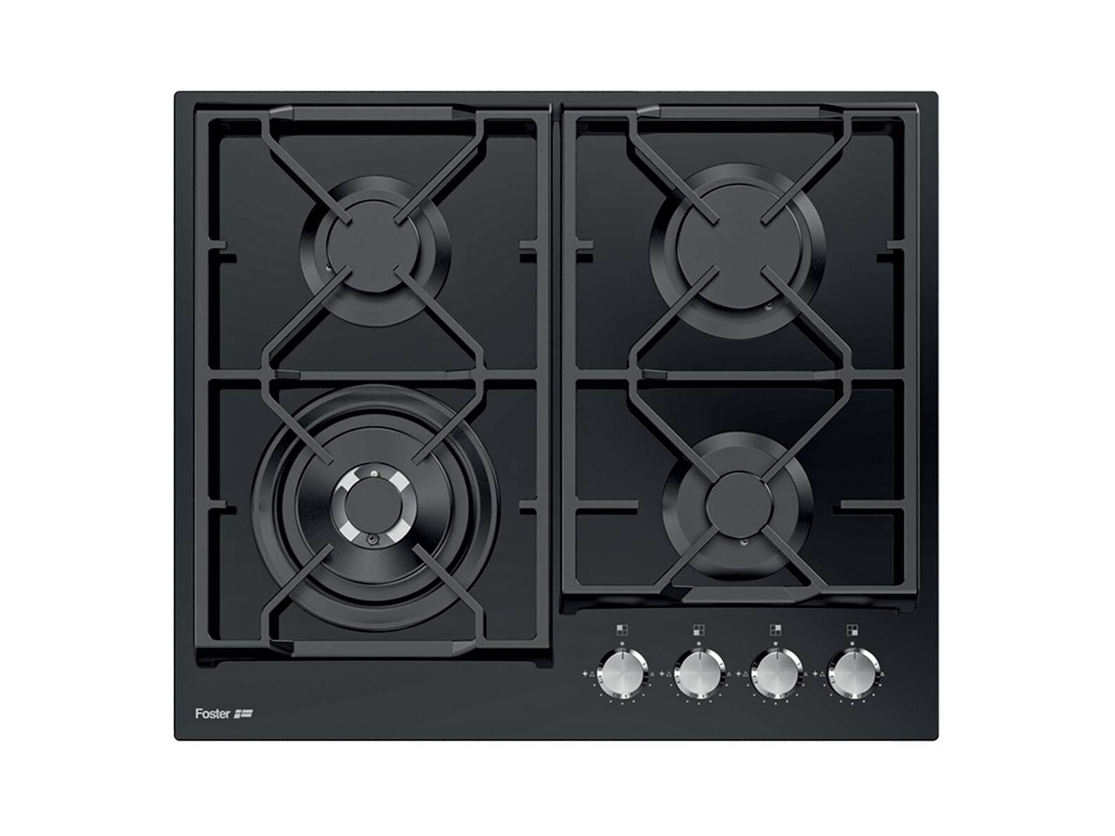 Газовая плита из закаленного стекла Foster Power Glass ARCH-00075902 - Вид №1