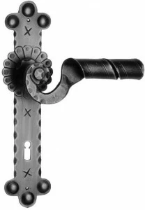 Galbusera Ручка из кованого железа на пластине Sankt moritz 1092