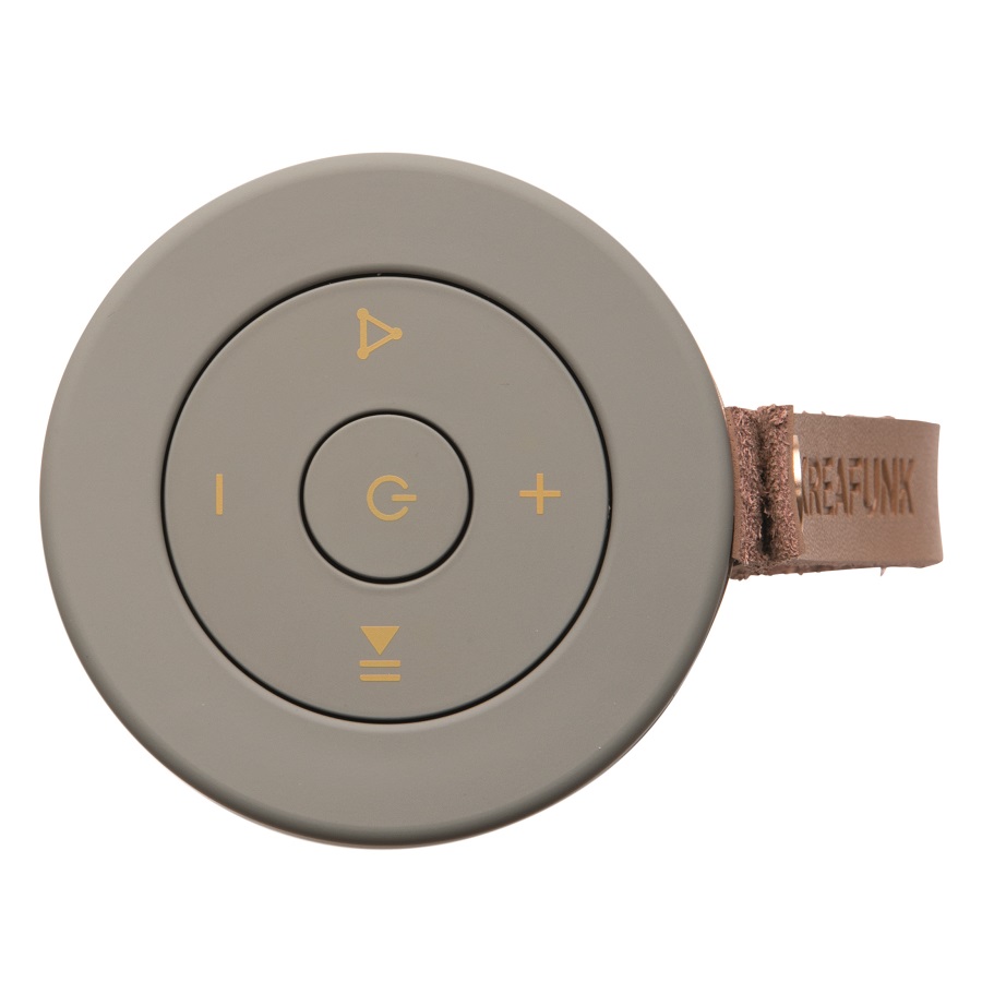 Колонка беспроводная с ремешком aFUNK, серая с бронзой KREAFUNK KFCD04 - Вид №4