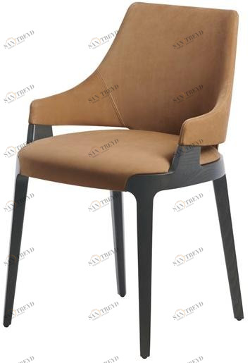 Potocco Мягкое кожаное кресло Velis 942