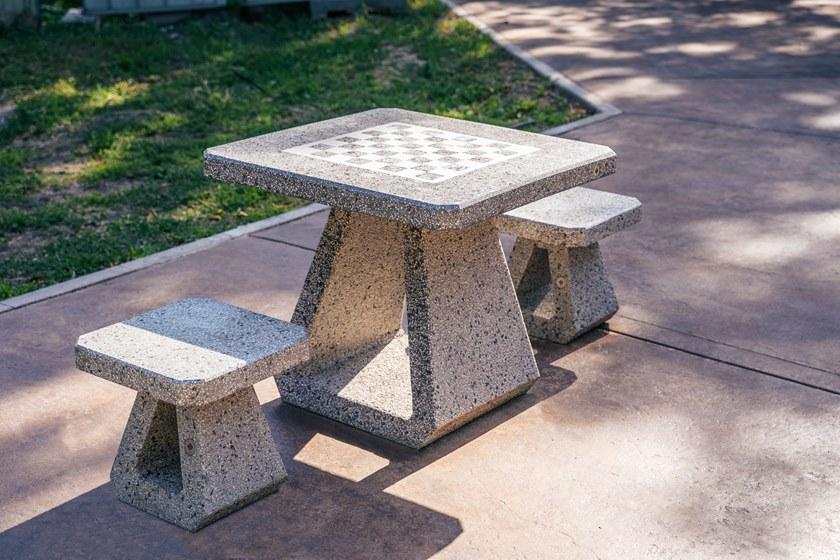 ENCHO ENCHEV - ETE Бетонный шахматный стол  190  - Вид №6