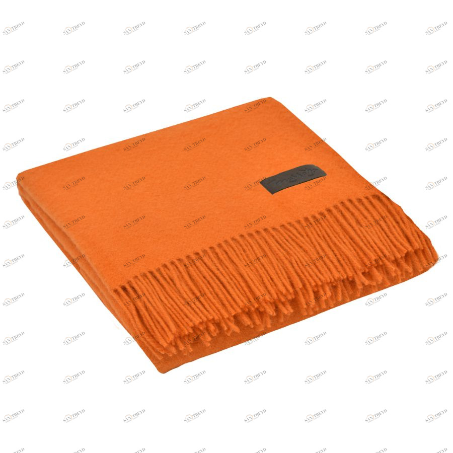 Плед шерстяной Dalia, 130х180 см, оранжевый MARZOTTO DALIA7654