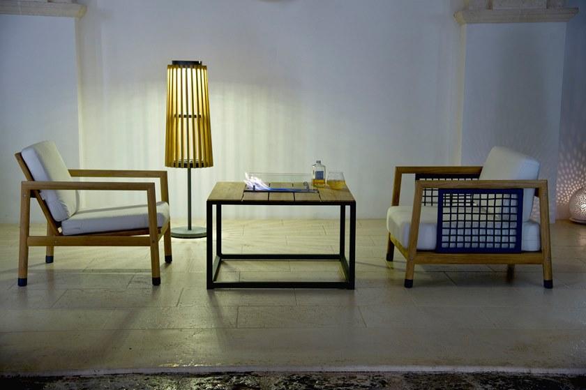 Unopiù Садовое кресло из тика с подлокотниками Quadra Pamopol - Вид №8