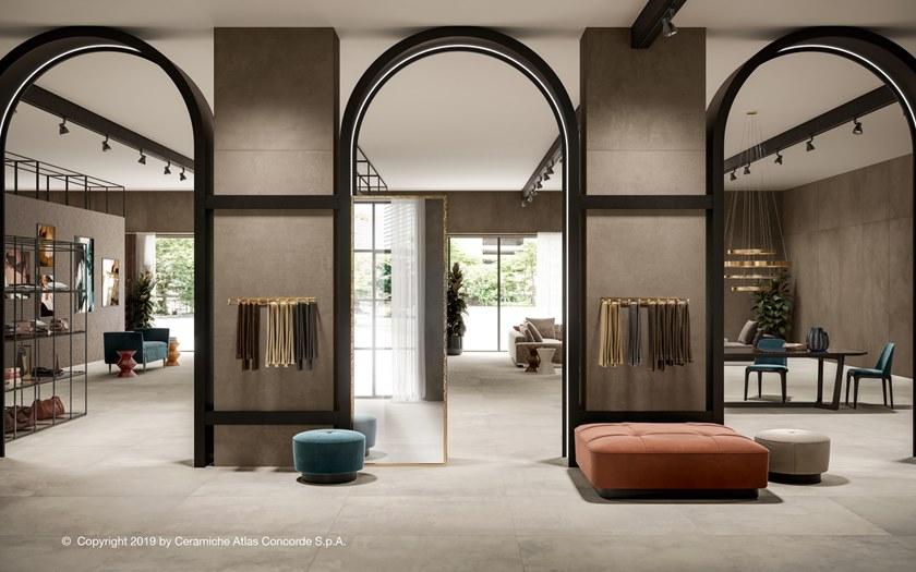 Atlas Concorde Пол из керамогранита под бетон Raw sun-id-1421703 - Вид №47