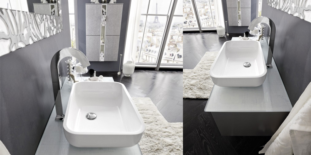 A534 Накладная раковина на столешницу  овальная Arbi  - Вид №2