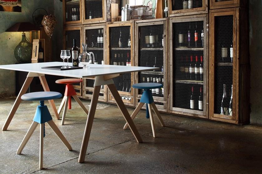 Magis Табурет из бука регулируемый по высоте The wild bunch sun-id-1387508 - Вид №2