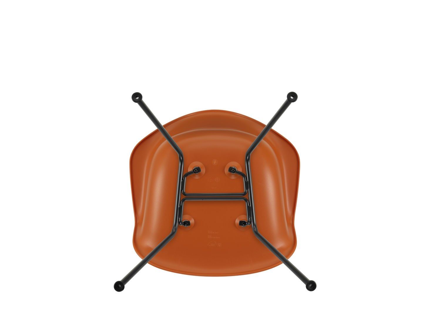 Мягкий тканевый стул с подлокотниками VITRA Eames Plastic Chair ARCH-00118150 - Вид №85