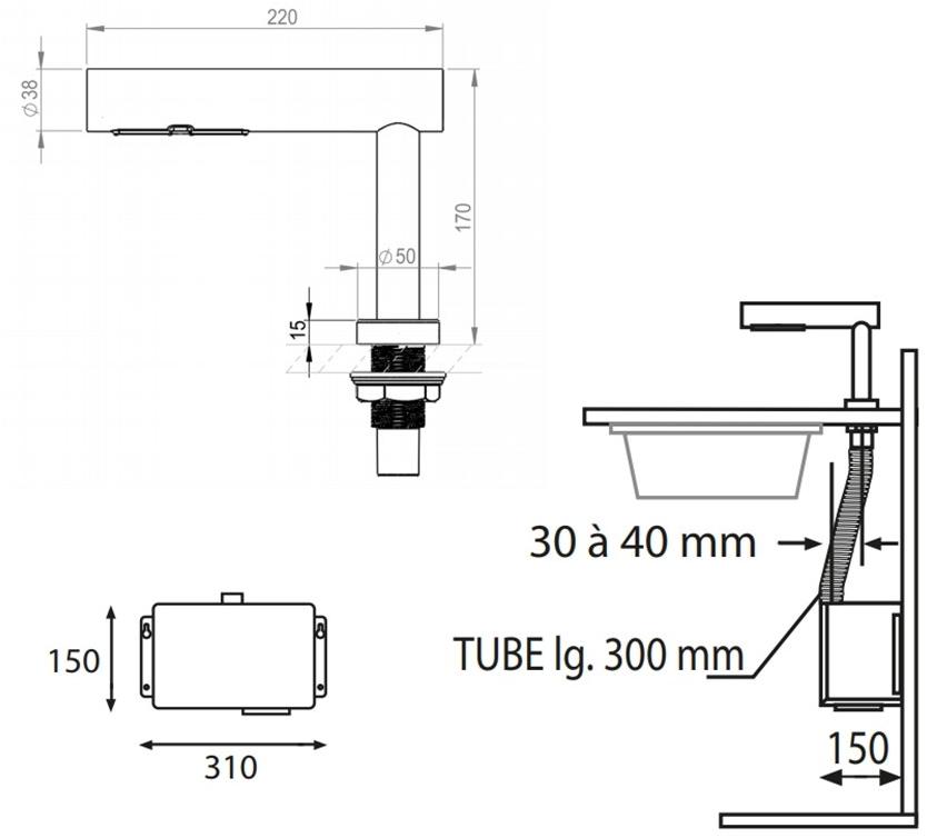 Бесконтактная сушилка для рук Presto 60361 H-DRY 60361.0 - Вид №1