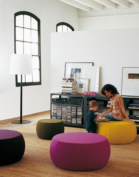 TREKU Пуф из мягкой ткани Laika sun-id-1377266 - Вид №3