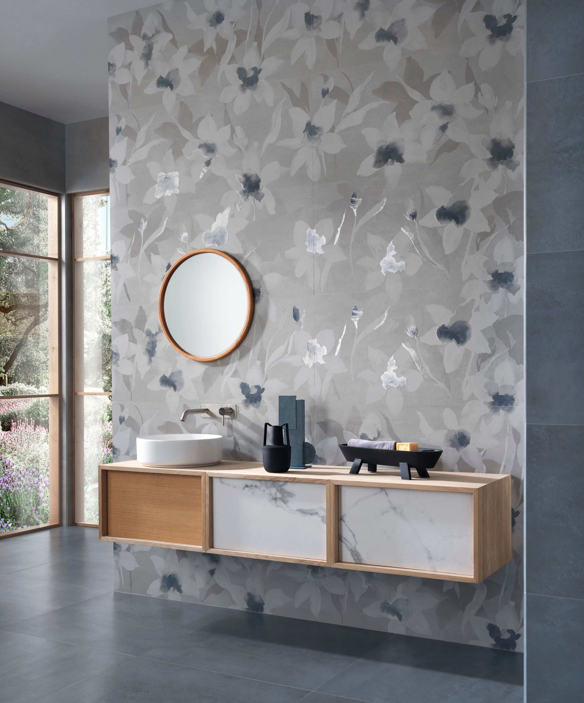 Белая паста с эффектом цемента и декоративная коробка FAP ceramiche Ylico ARCH-00073672 - Вид №22