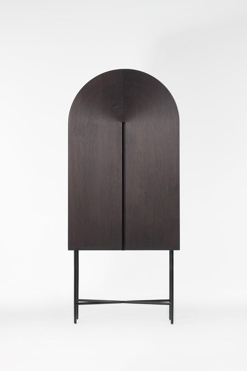 Milla & Milli Барный шкаф из массива дерева со встроенной подсветкой Waves sun-id-1445265 - Вид №2