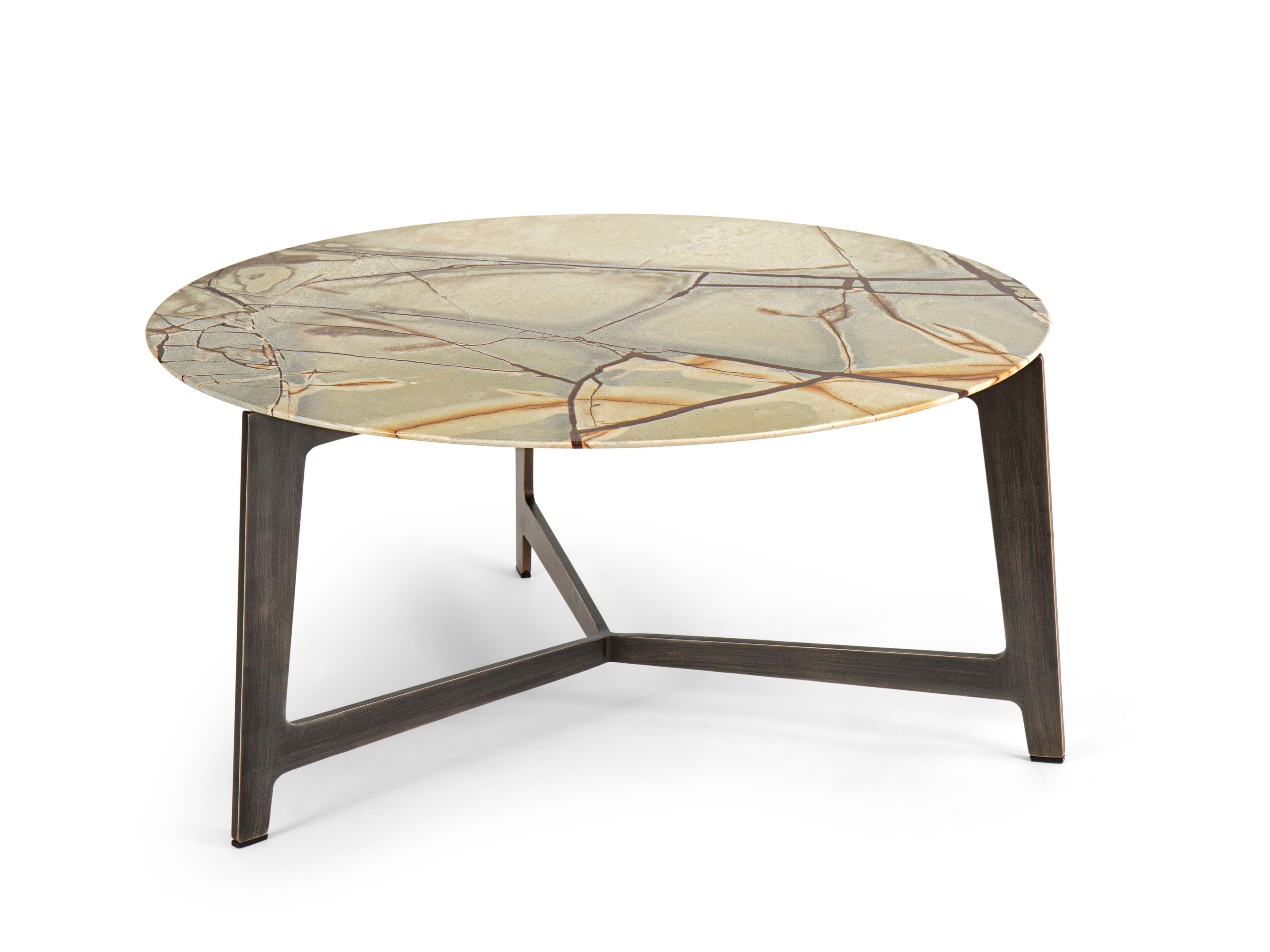 Круглый мраморный журнальный столик для гостиной Borzalino BSeries ARCH-00124369