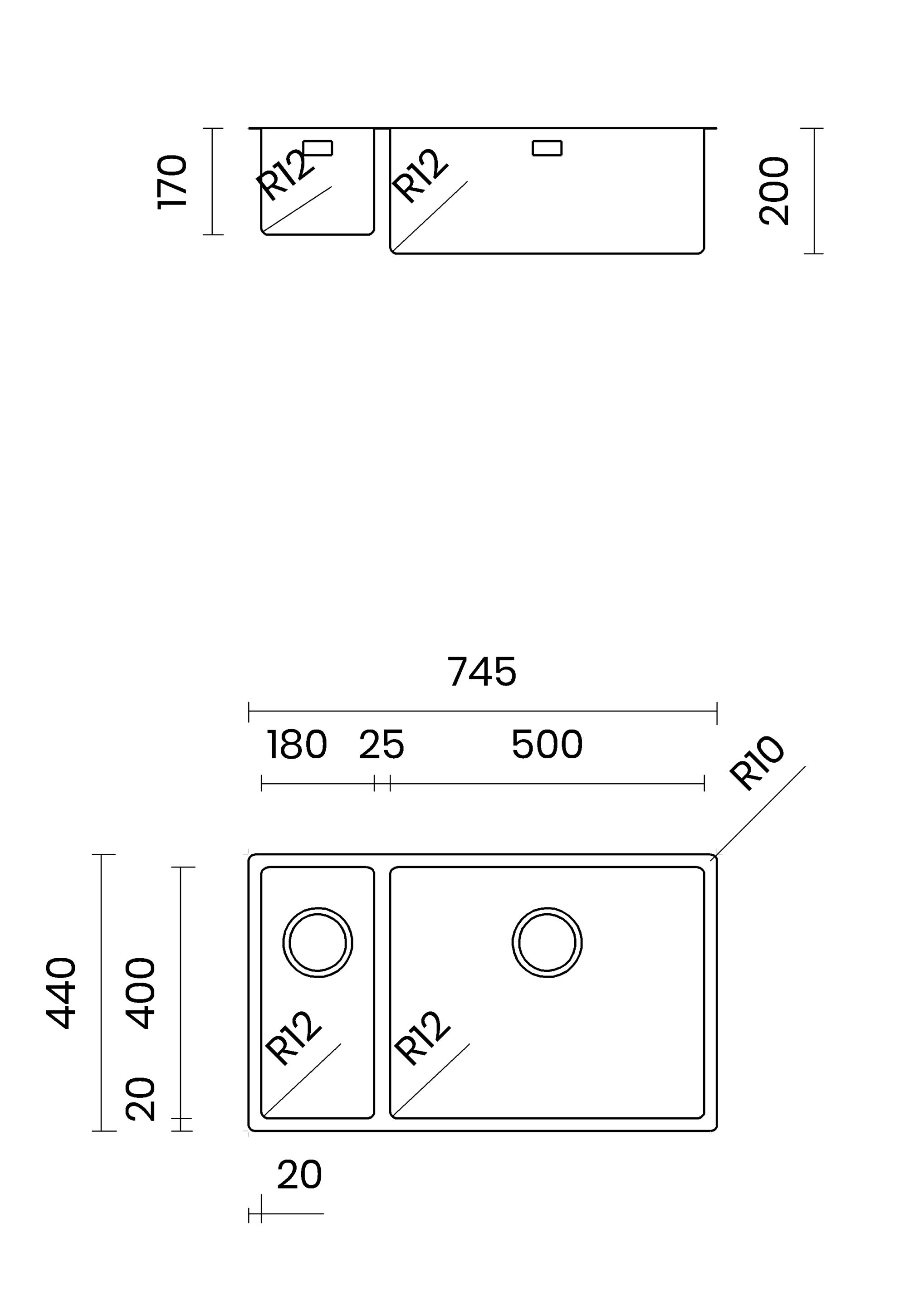 Раковина из нержавеющей стали с одной и половиной ванны TASCA CANOVA ARCH-00084996 - Вид №8