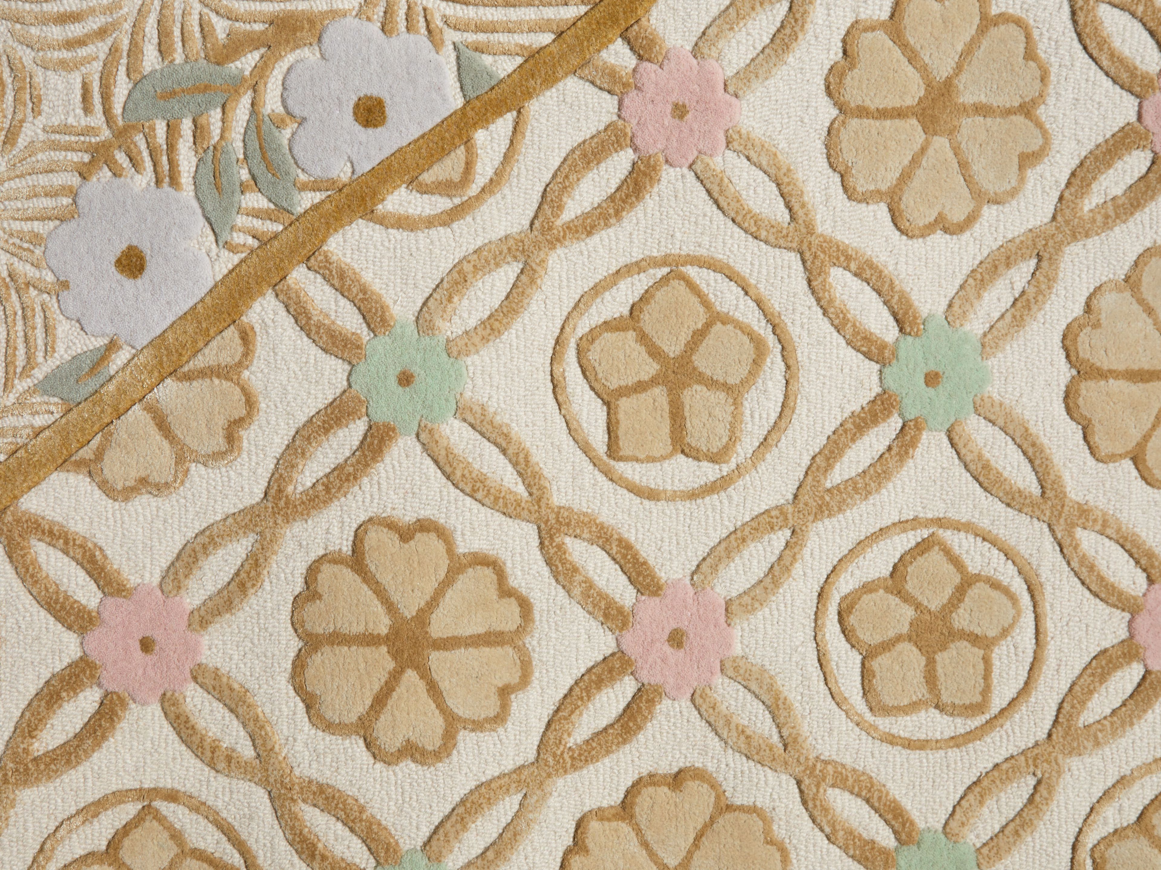 Прямоугольный ковер ручной работы K-3 Sakura ARCH-00084025 - Вид №1