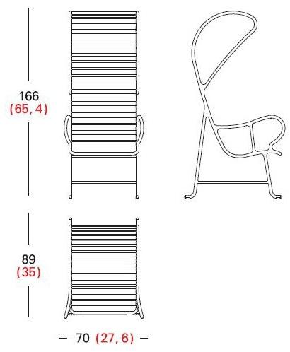 BD Barcelona Design Садовое кресло с высокой спинкой Gardenias indoor sun-id-1493982 - Вид №7