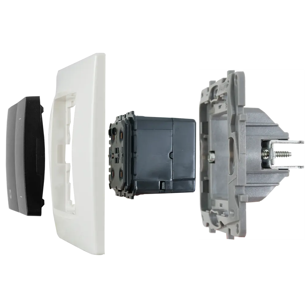 Legrand Etika - Светорегулятор клавишный антрацит для скрытого монтажа 17357065 STLM-0008038 - Вид №5