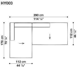 B&B Italia Outdoor Садовый диван из модульной ткани sun-id-1410409 - Вид №37