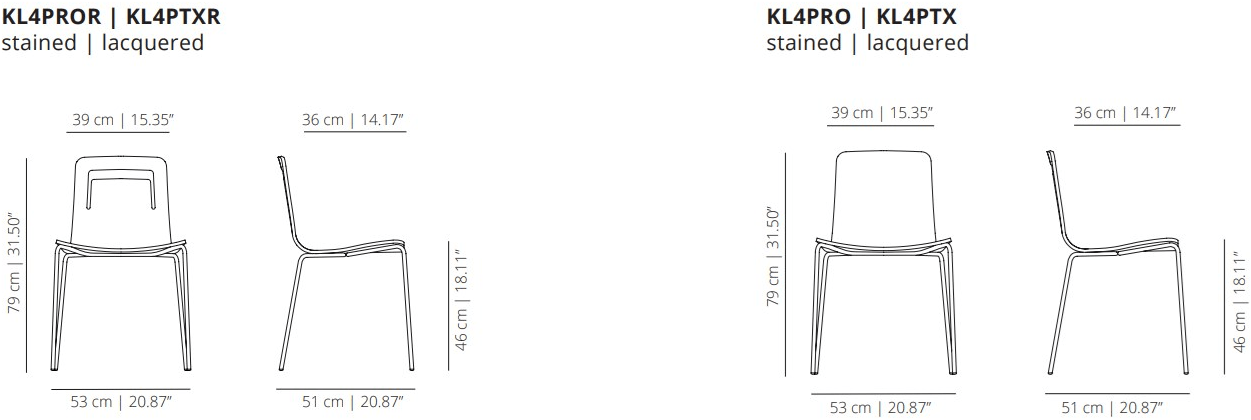 Viccarbe Штабелируемый деревянный стул Klip sun-id-1390597 - Вид №9