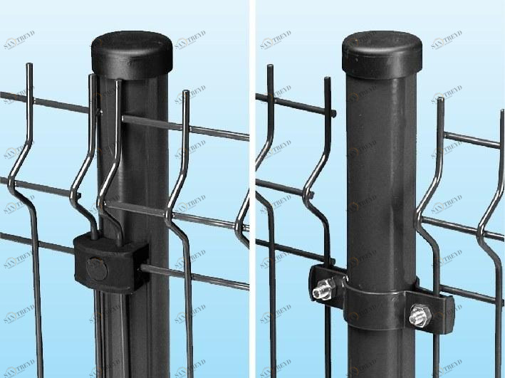 Ferro Bulloni Профильная опора круглого сечения для проволочной сетки Pali per recinzioni con reti metalliche sun-id-1416456