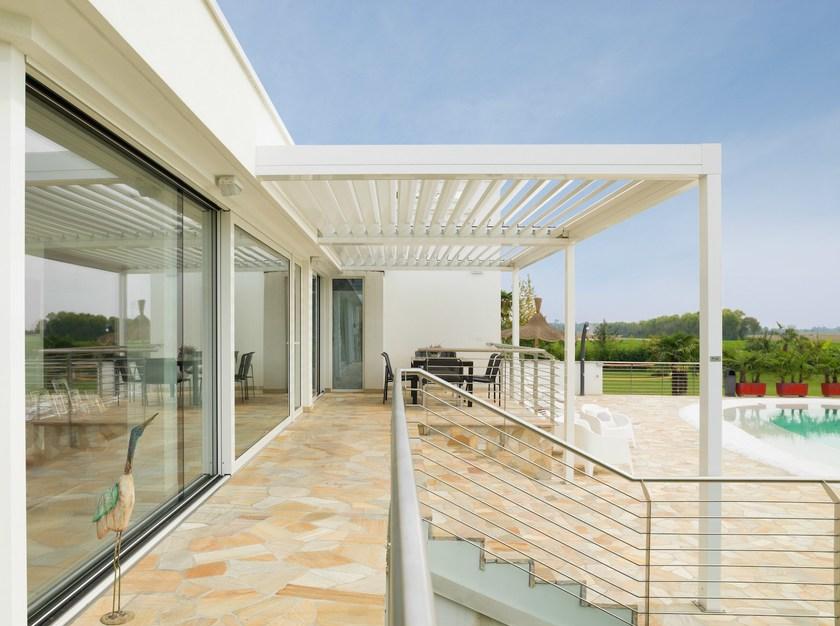 PRATIC F.lli ORIOLI Отдельностоящая пергола с регулируемыми жалюзи Vision sun-id-1423257 - Вид №3