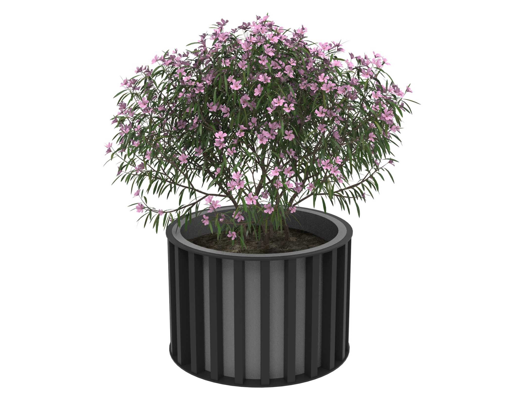 Оцинкованная сталь круглый низкий плантатор Lazzari Динамо ARCH-00115712 - Вид №39