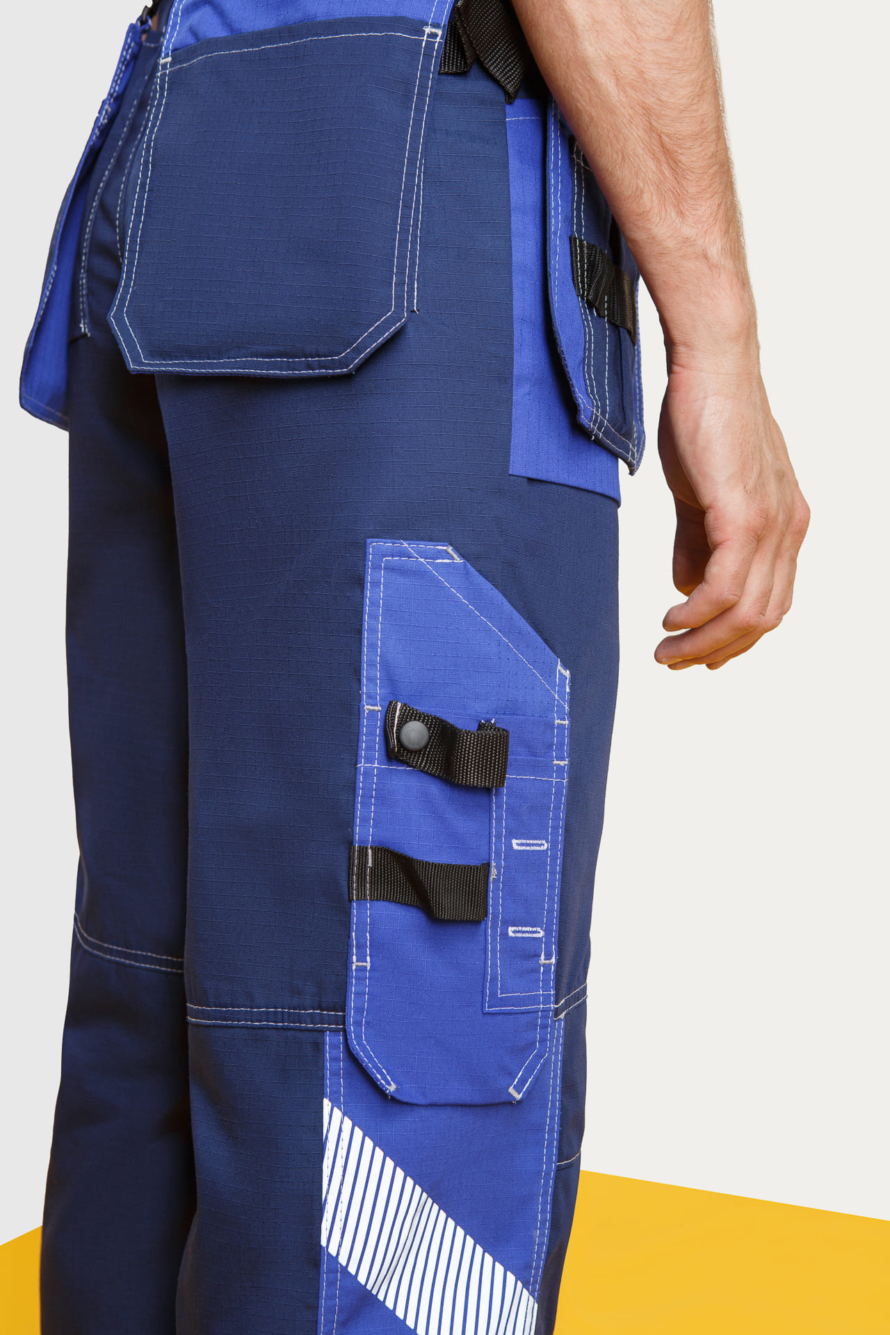 68808 Костюм "Прогресс" темно-синий с васильком  Летняя спецодежда  размер 52-54/170-176  - Вид №17