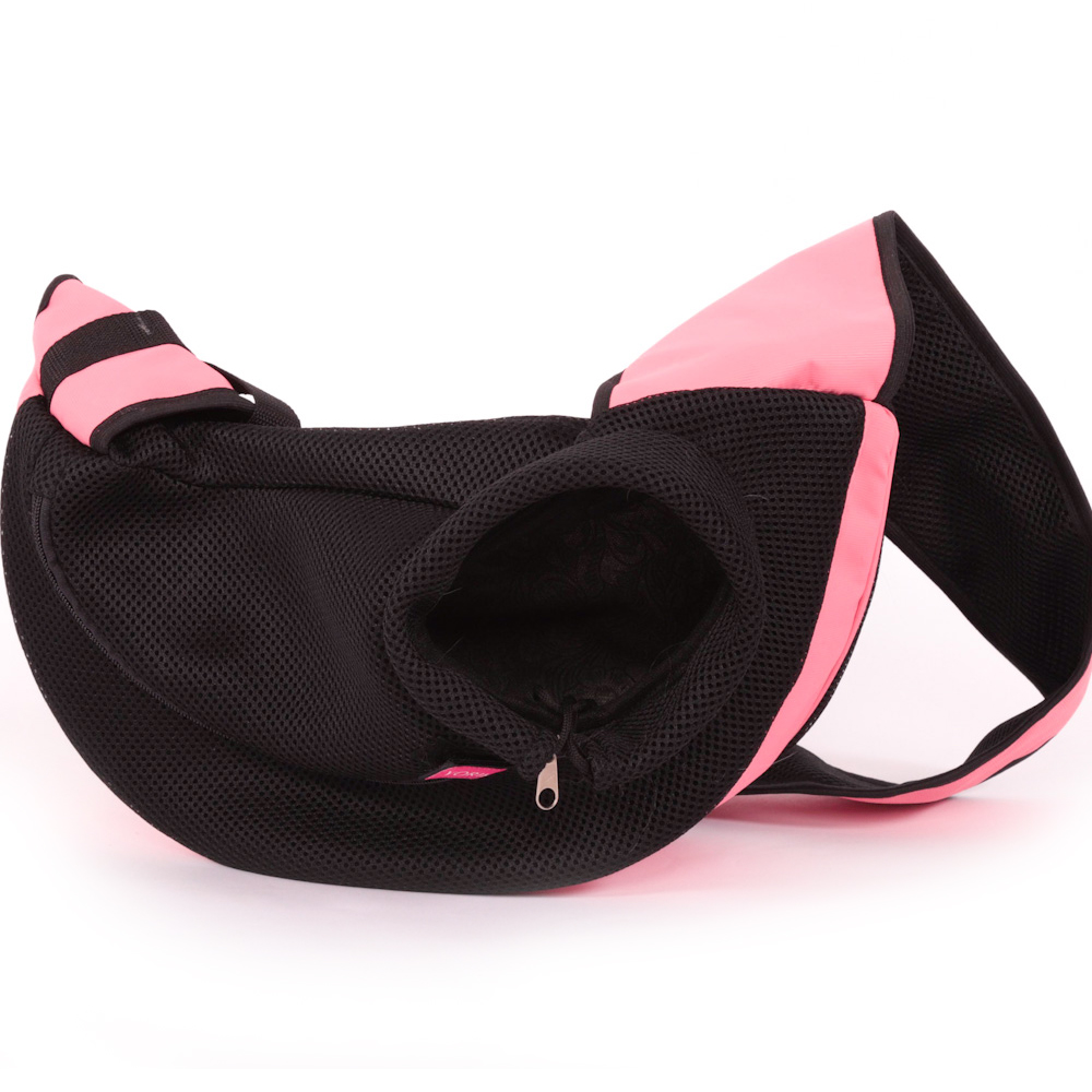 ПР0057170 Сумка-слинг для собак розовая пудра YORIKI  - Вид №2