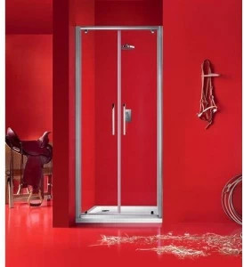 INDA® Душевая кабина стеклянная ниша с распашной дверцей Praia