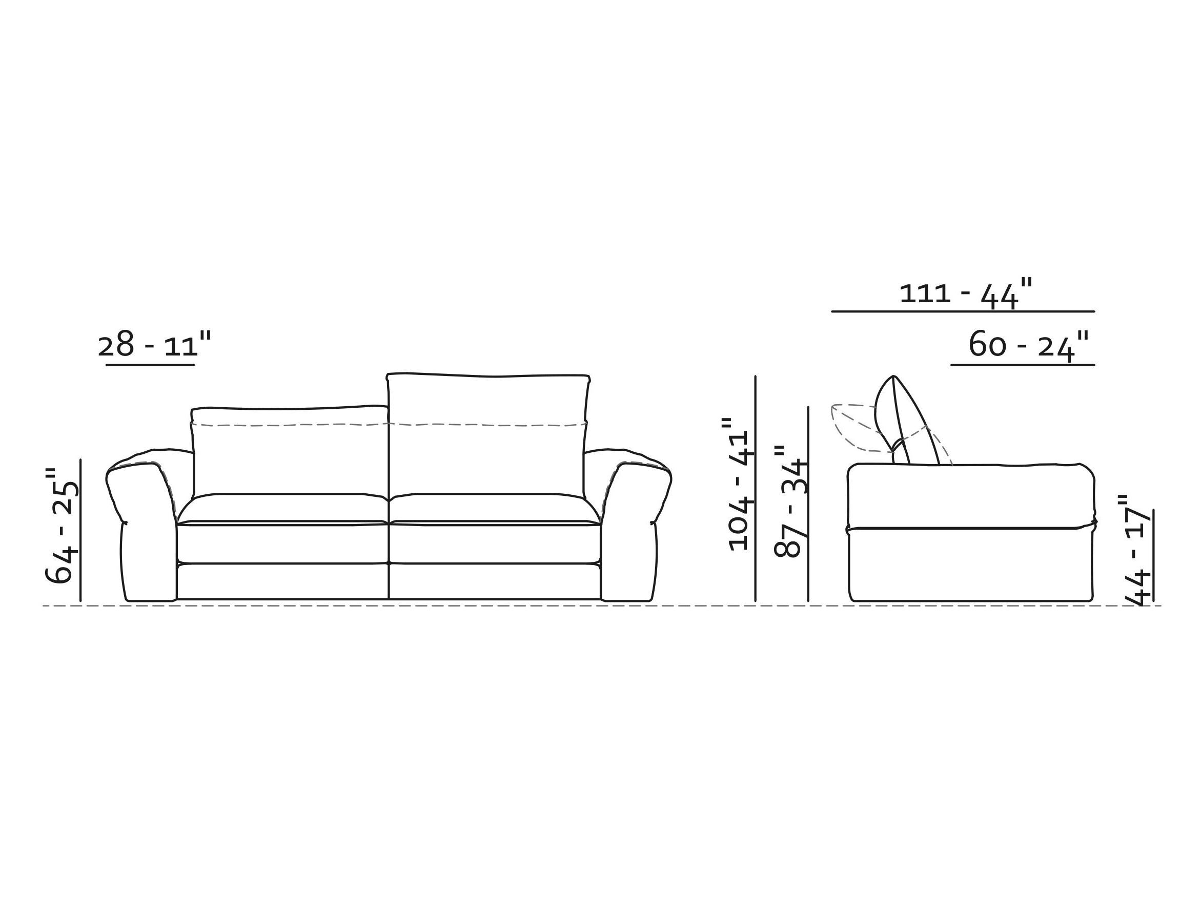 Ткань диван Max Divani MIA ARCH-00069253 - Вид №7
