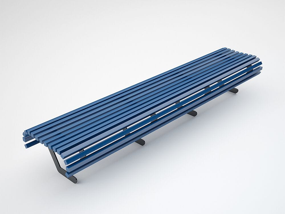 Алюминиевая скамья без спинки CITYSì AUDREY ARCH-00048302