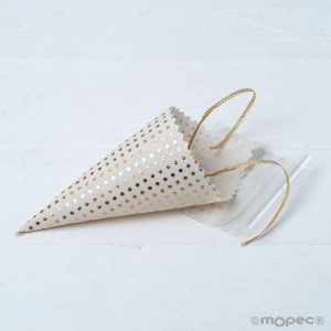 AA156.11 Точечные рожоки, 12 Едениц Dekoraniaevents Bodas Золотой