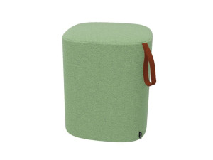 Квадратный пуф из ткани