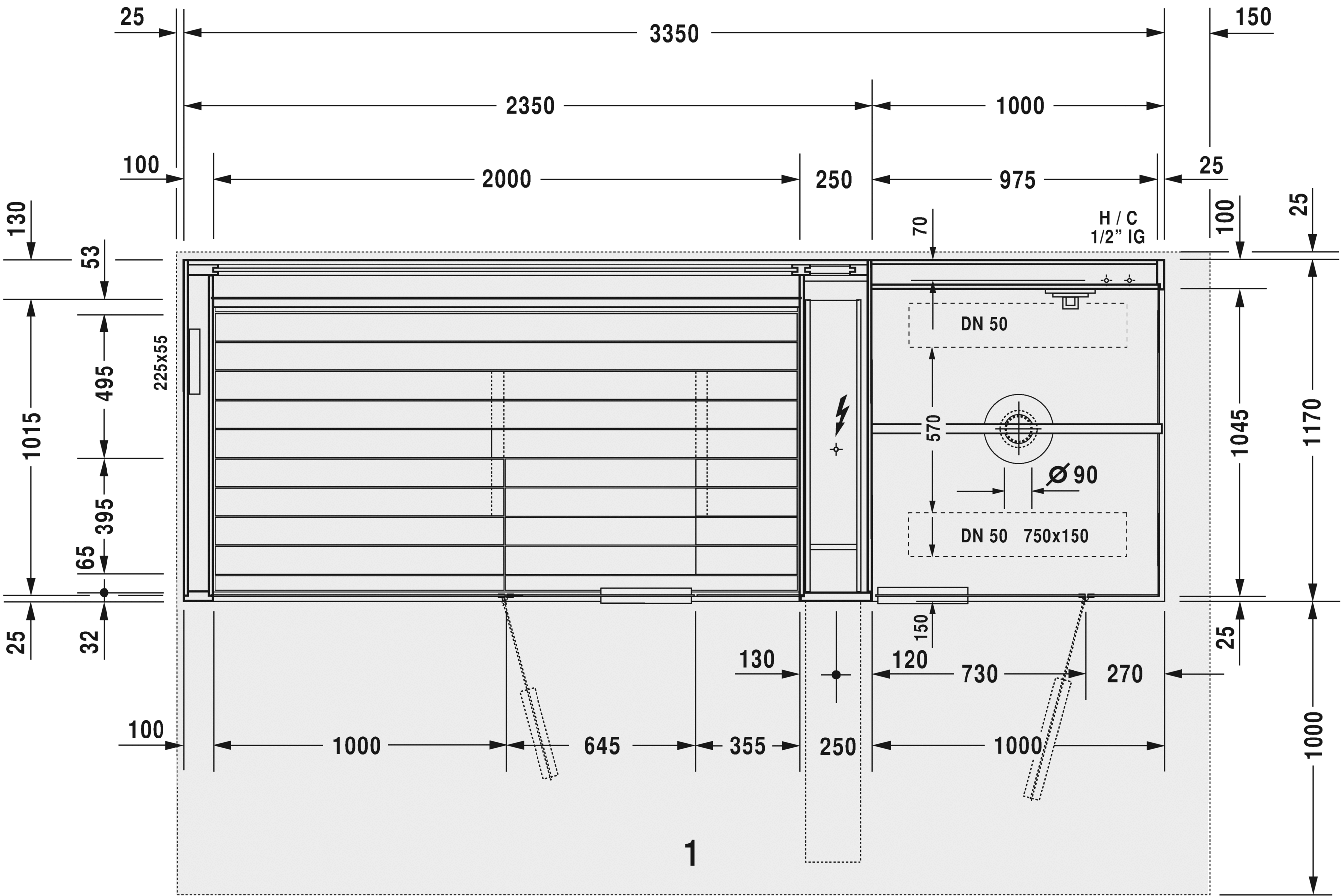 750722002011001 Сауна Inipi Ama, пристенный и угловой вариант Inipi #7507 3350 x 1170 x 2220 мм
Исполнение: белый глянцевый (декор) Белый глянцевый декор Duravit  - Вид №4
