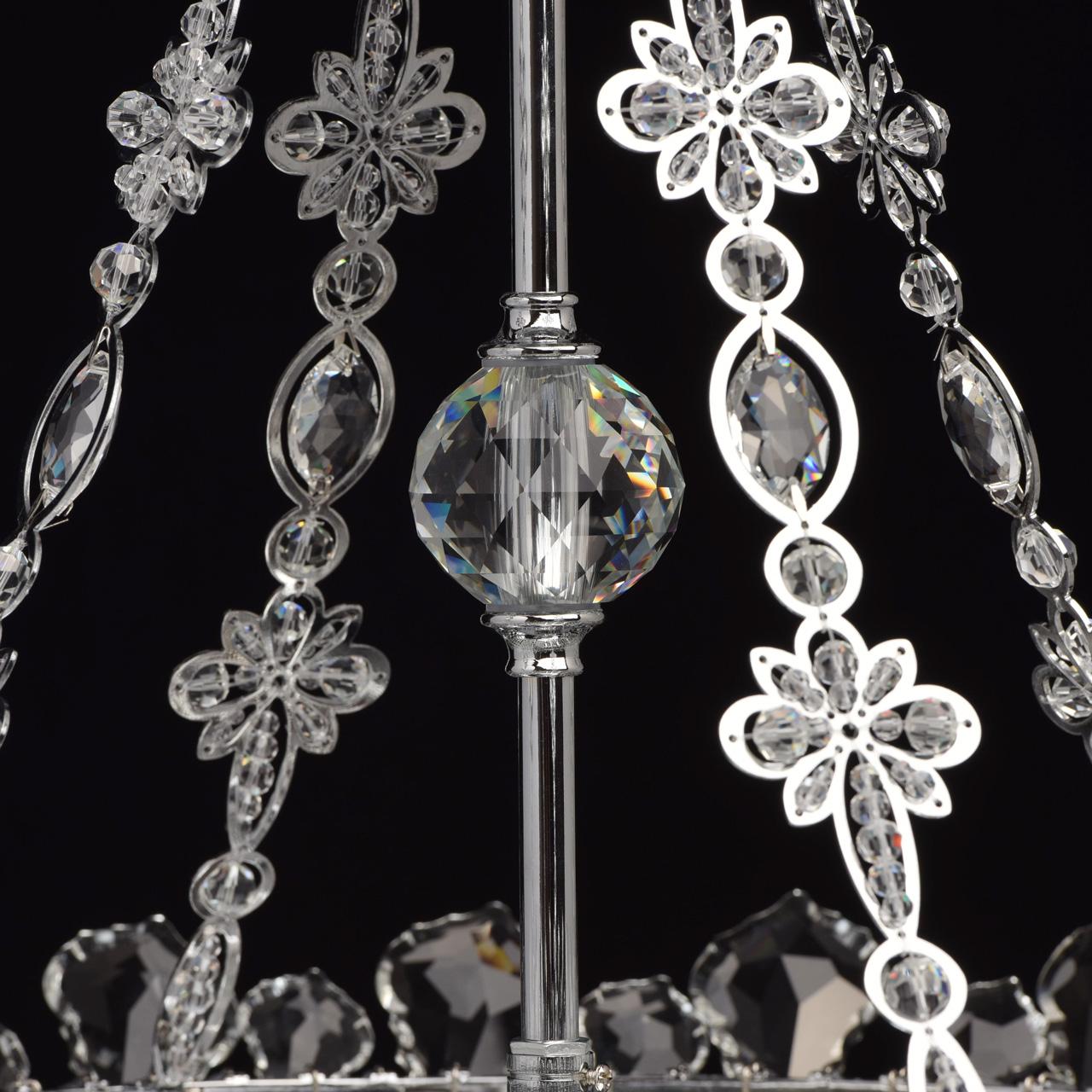 Потолочный светильник MW-Light Патриция 1 447010912 MW-LIGHT ДИЗАЙНЕРСКИЕ, ПАТРИЦИЯ 201814 Прозрачный;хром  - Вид №3