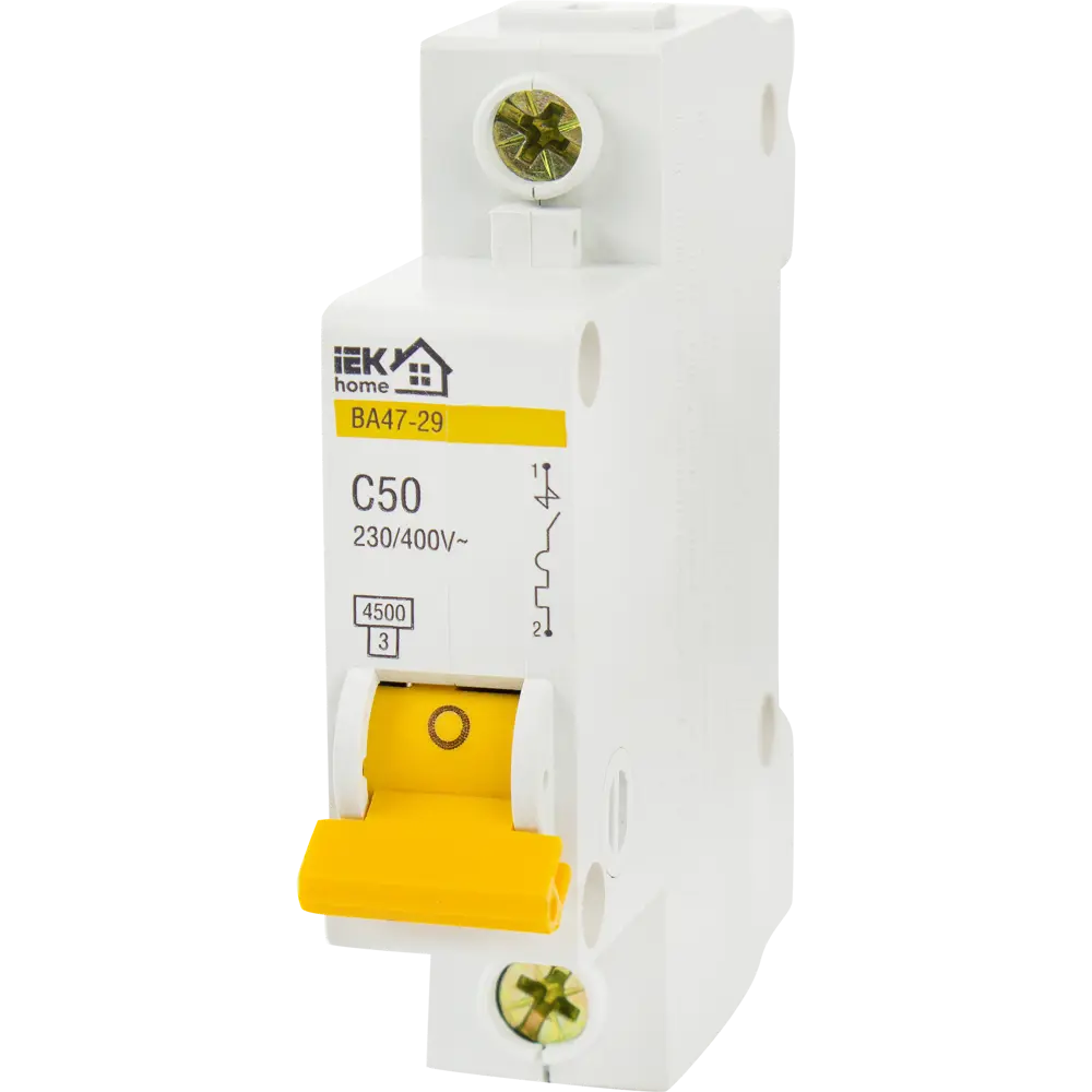 Автоматический выключатель IEK Home ВА47-29 для защиты электросетей 18072328 STLM-0009397