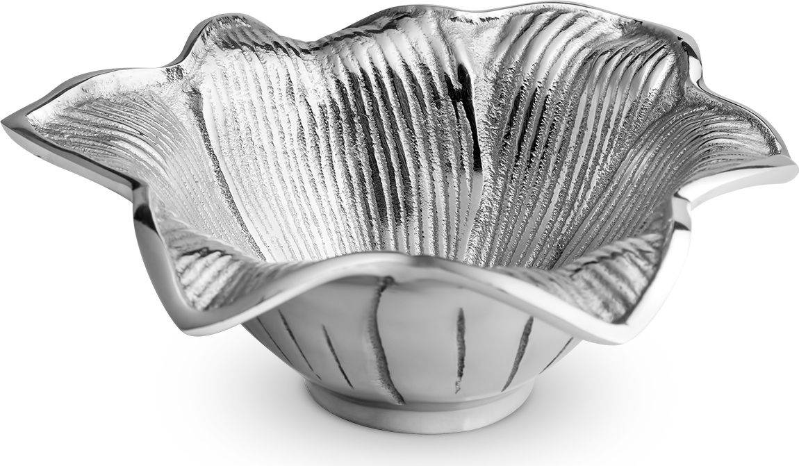 10597823 Julia Knight Чаша Julia Knight "Флора. Лилия" 20см (серебрянная) Алюминий 