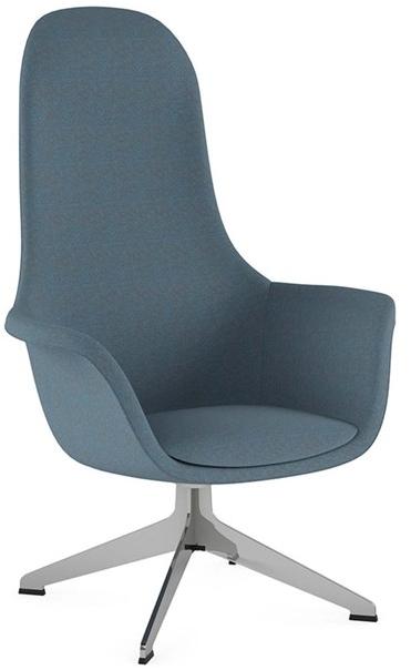 Ersa Вращающееся кресло из ткани с 4 спицами и высокой спинкой Polar sun-id-1462474 - Вид №1