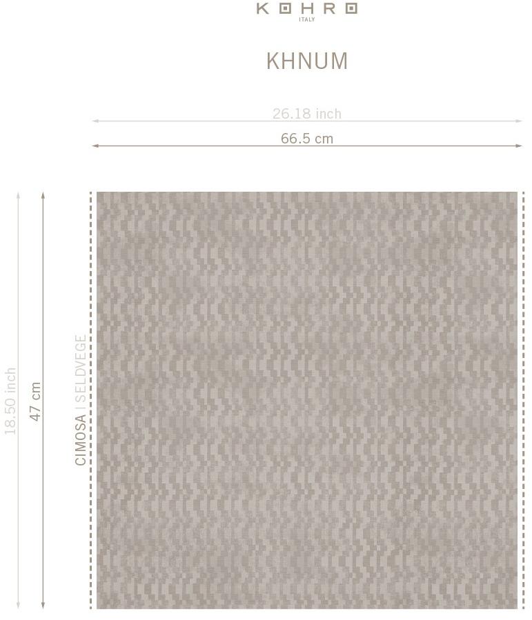 KOHRO Однотонная хлопковая ткань A gong on the river K0064739  - Вид №8